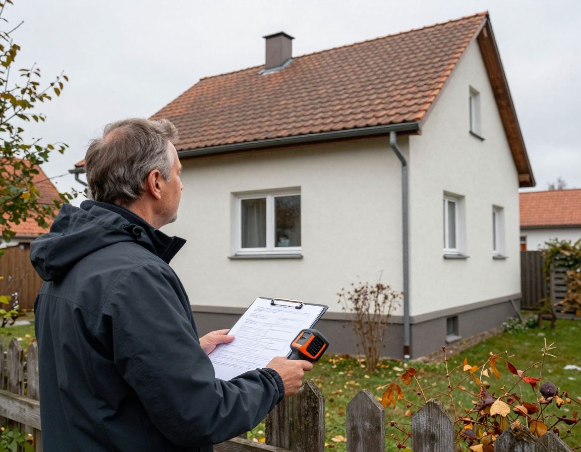 Wohnhaus, für das ein Sanierungsfahrplan erstellt wird
